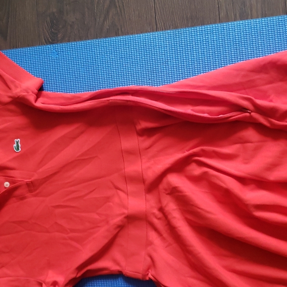 Lacoste Fitted Cotton Pique Polo Dress - Picture 11 of 12